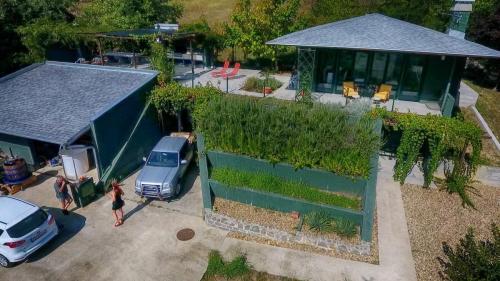 Feel like home at Plavinci organic winery Belgrade. Natural wine tasting with home-made snacks and great views