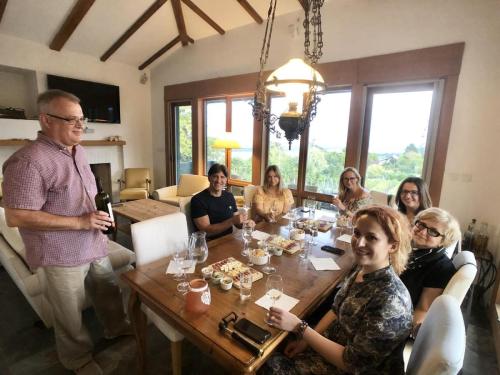 Feel like home at Plavinci organic winery Belgrade. Natural wine tasting with home-made snacks and great views